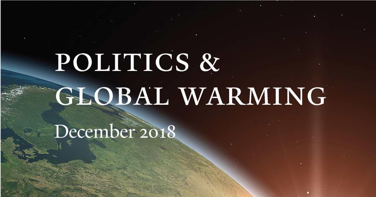 Politics & Global Warming, December 2018 - Yale Program on Climate ...
