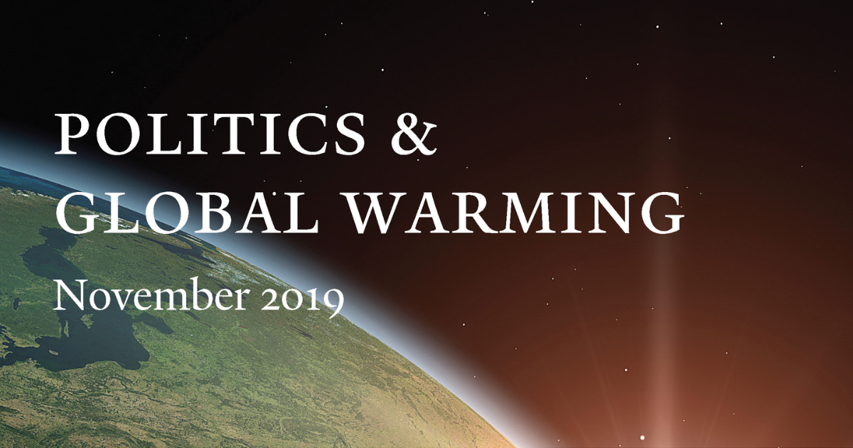 Politics & Global Warming, November 2019 - Yale Program on Climate ...