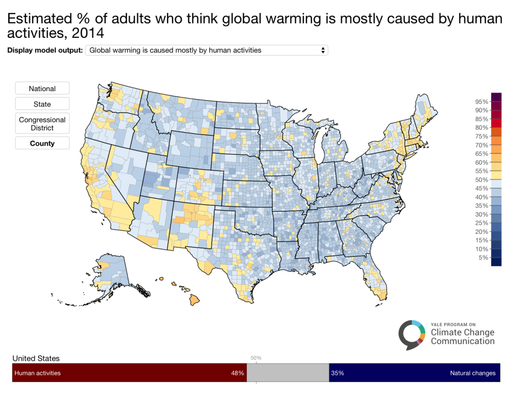 Image for Americans Who Think Global Warming is Happening and it is Mostly Caused by Humans