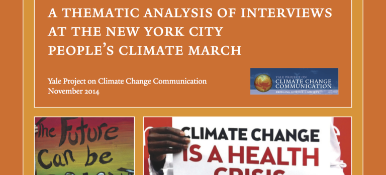 Messages from the NYC People’s Climate March: an Analysis