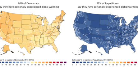 Democratic & Republican Climate Opinion Maps 2018