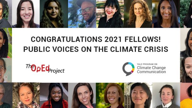 Welcome to the second cohort of the Public Voices Fellowship on the Climate Crisis