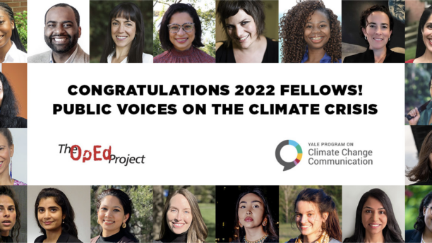 Welcome to the third cohort of the Public Voices Fellowship on the Climate Crisis