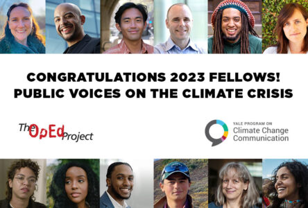 Welcome to the fourth cohort of the Public Voices Fellowship on the Climate Crisis