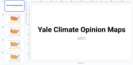 Yale Climate Opinion Maps 2021 PowerPoint Slides